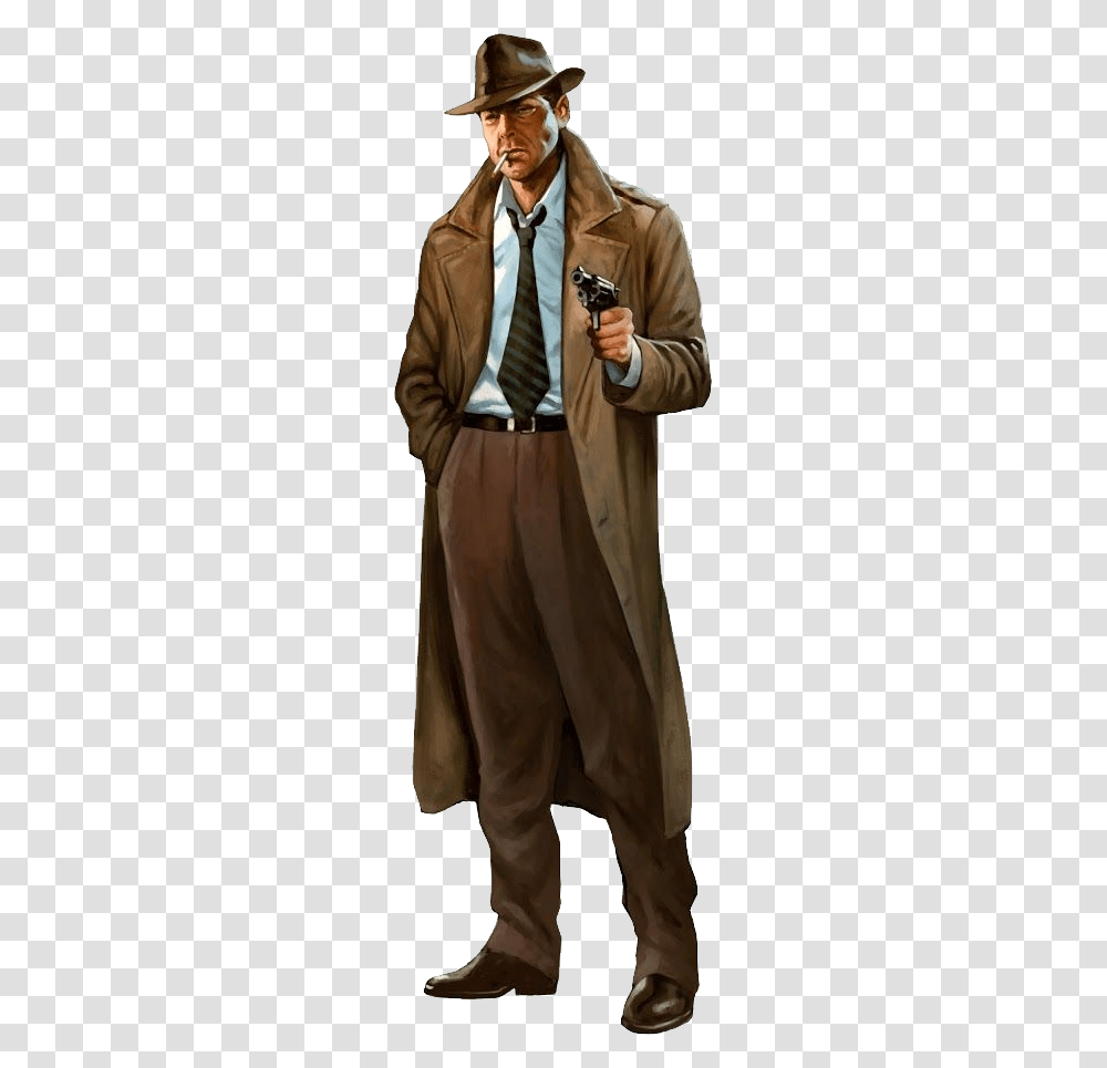 Gangster, Person, Tie, Costume Transparent Png