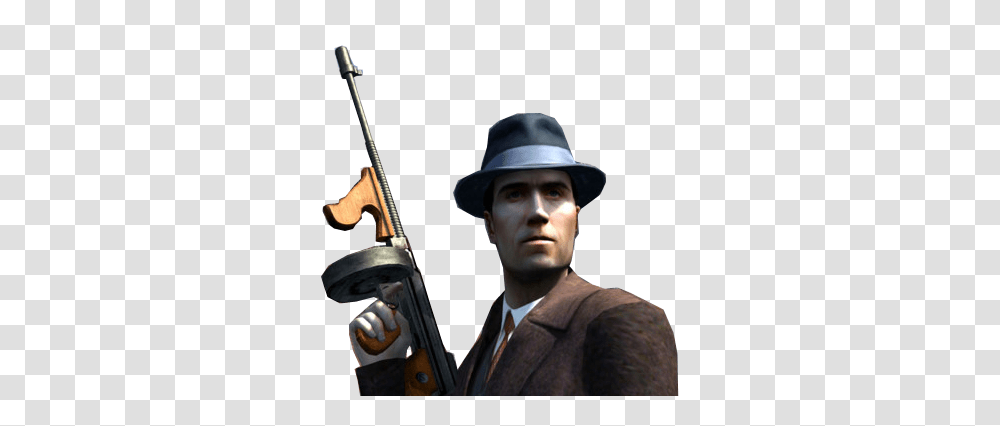 Gangster, Person, Human, Hat Transparent Png