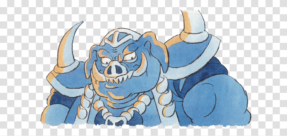 Ganon Link To The Past Official Concept Art, Mammal, Animal, Drawing, Angel Transparent Png