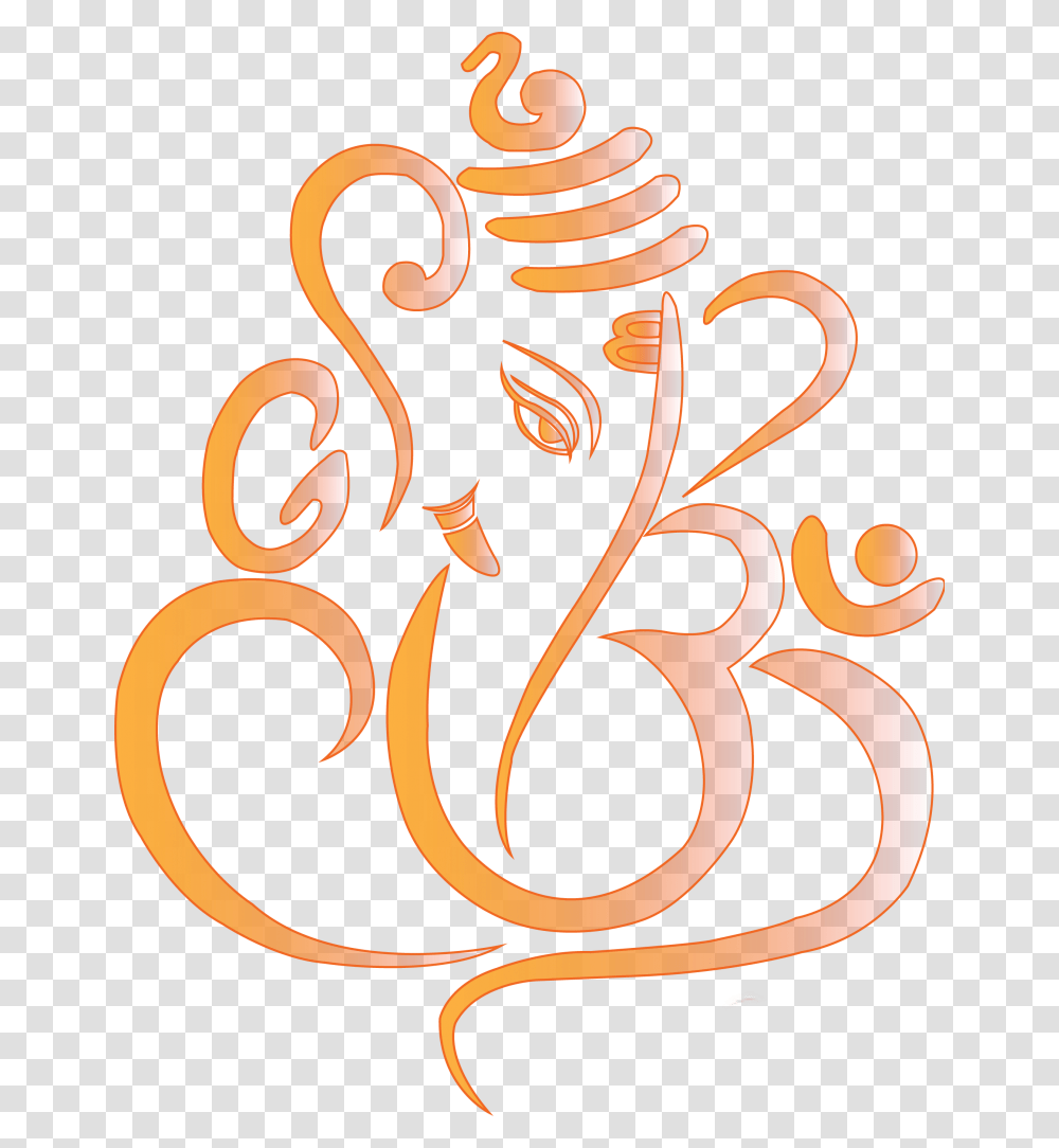 Ganpati Art Logo Ganesh, Floral Design, Pattern Transparent Png