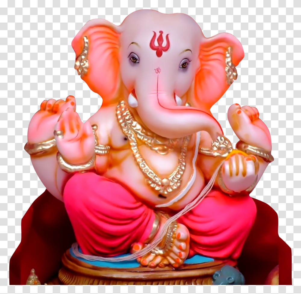 Ganpati Bappa Download Ganesha Images Hd Free Download, Figurine, Doll, Worship Transparent Png