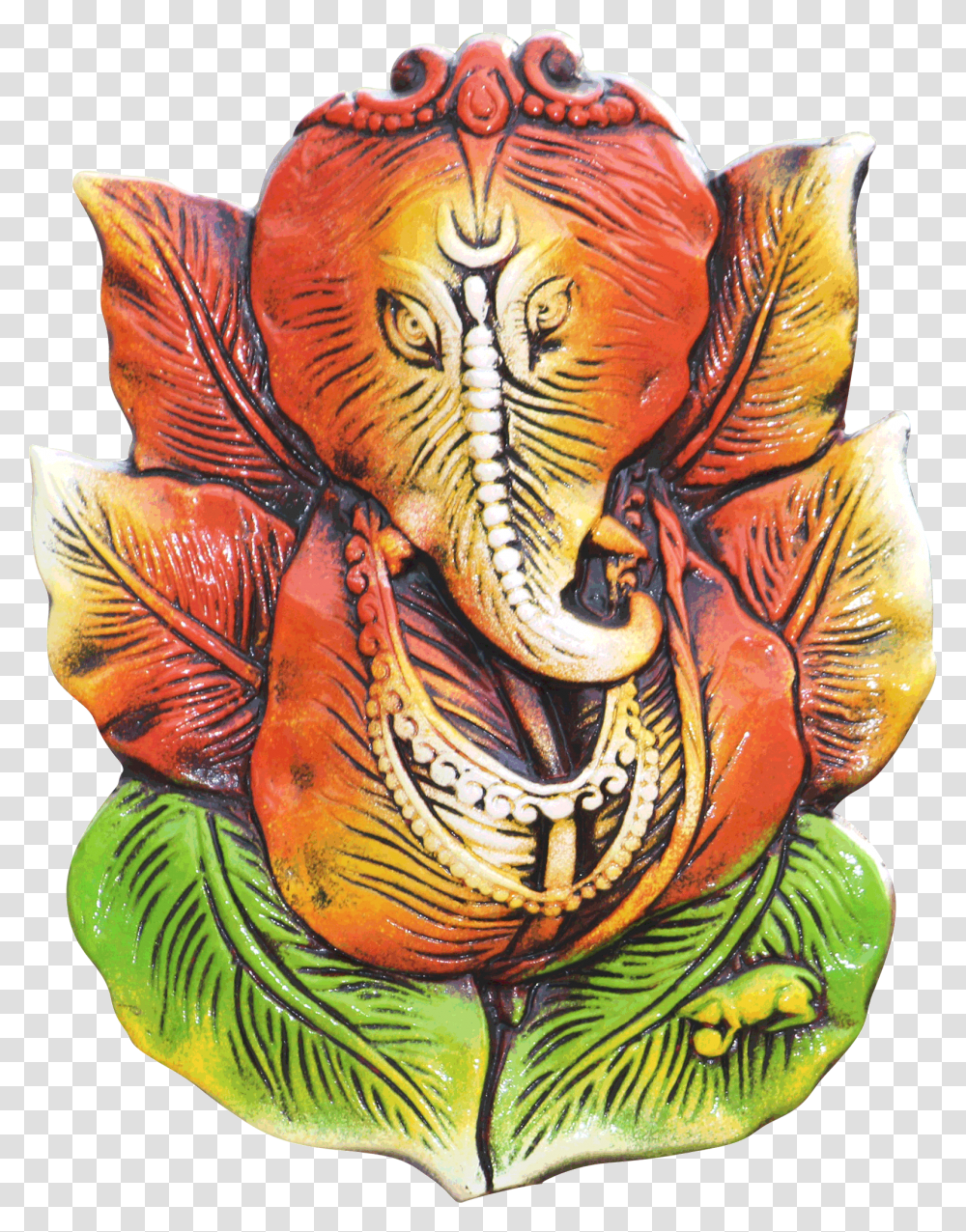 Ganpati Image Hd, Plant, Pattern, Painting Transparent Png