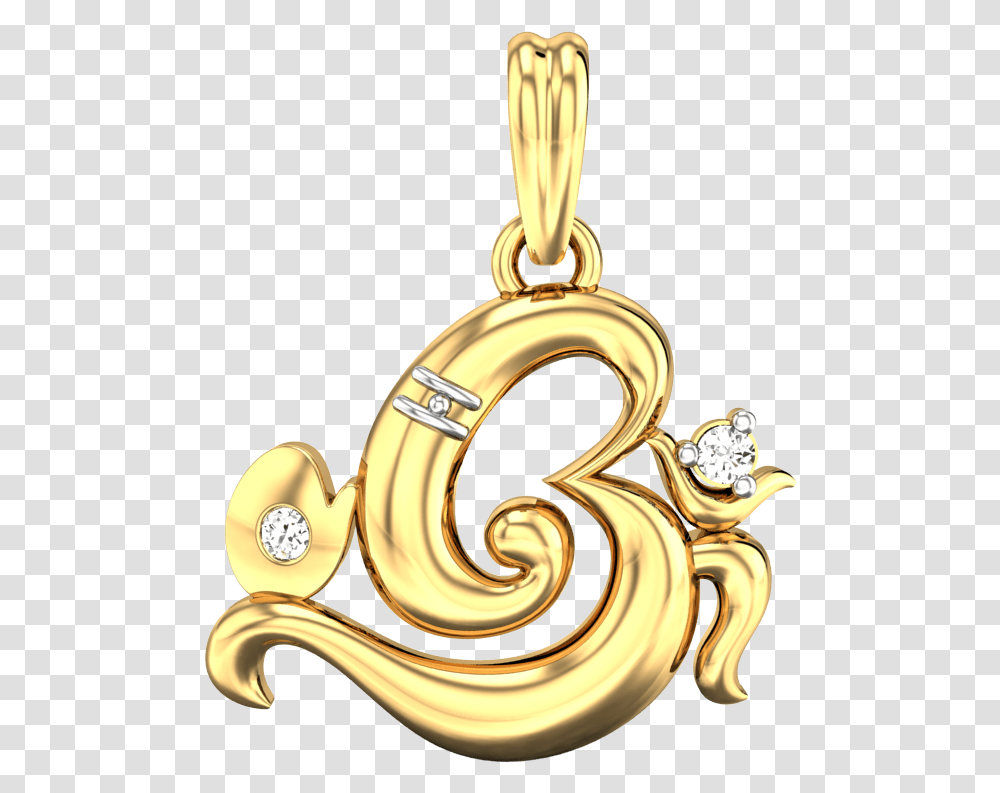 Ganpati Pendant In Gold 1 Gram, Locket, Jewelry, Accessories, Accessory Transparent Png
