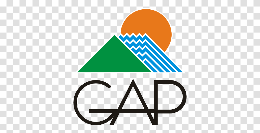 Gap Logo Vector Download In Cdr Vector Format Gneydou Anadolu Projesi Logo, Symbol, Trademark, Triangle, Label Transparent Png