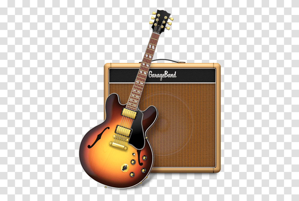 Garage Band Garageband Logo, Guitar, Leisure Activities, Musical Instrument, Electric Guitar Transparent Png