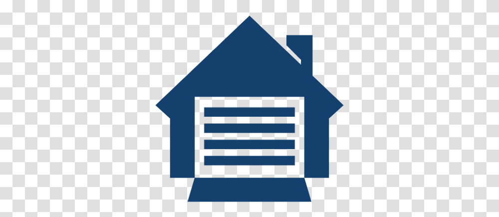 Garage Door Blue, Housing, Building, House, Cabin Transparent Png