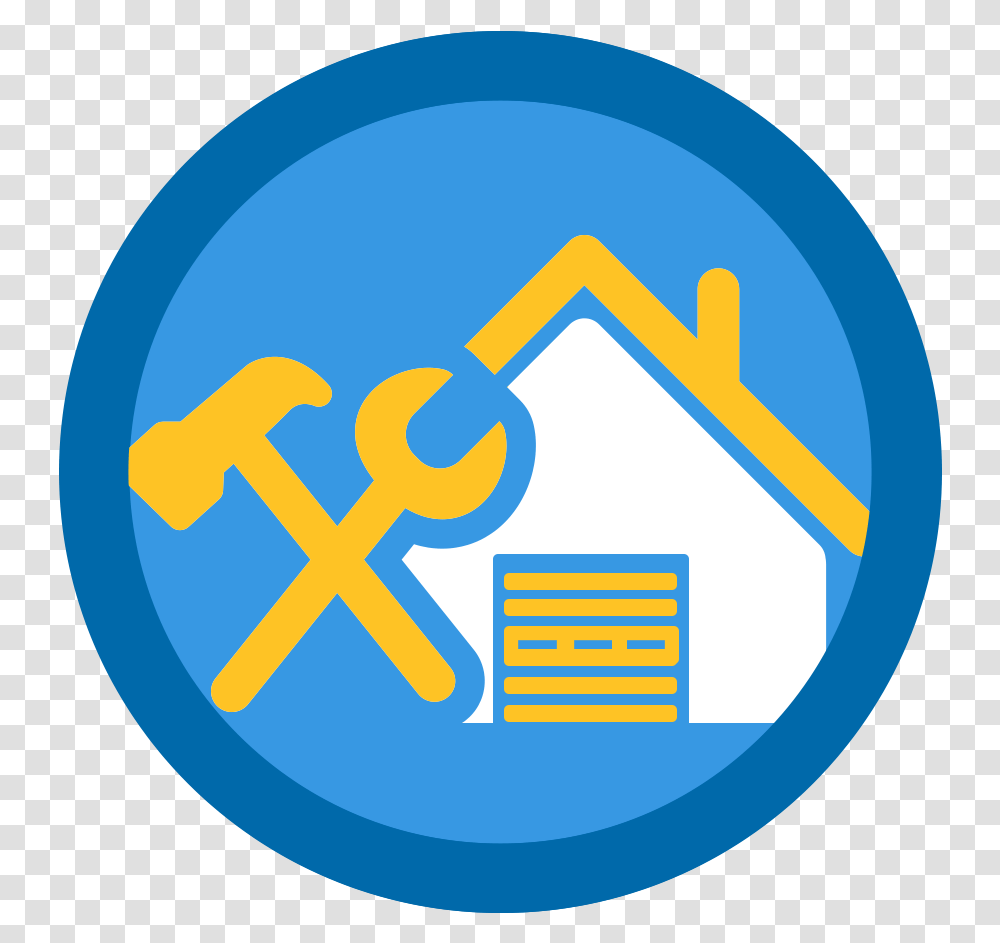 Garage Door Repair Icon, Logo, Trademark Transparent Png
