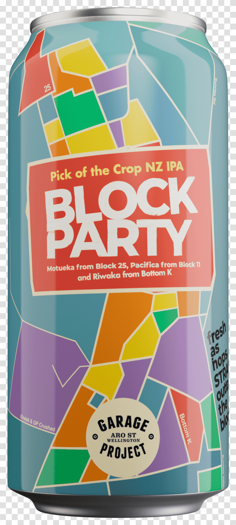 Garage Project Block Party, Beverage, Tin, Bottle, Can Transparent Png