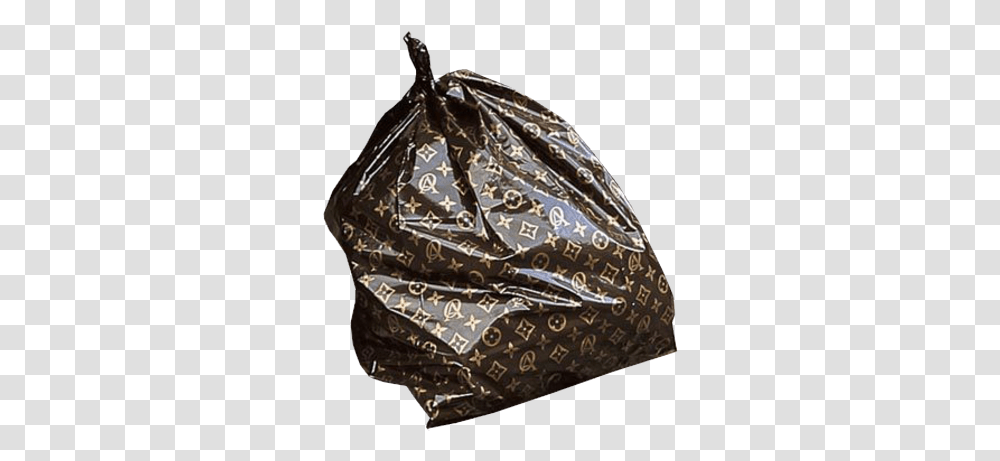 Garbage Bag Louis Vuitton Collection People Call Me Trash, Clothing, Apparel, Hat, Headband Transparent Png