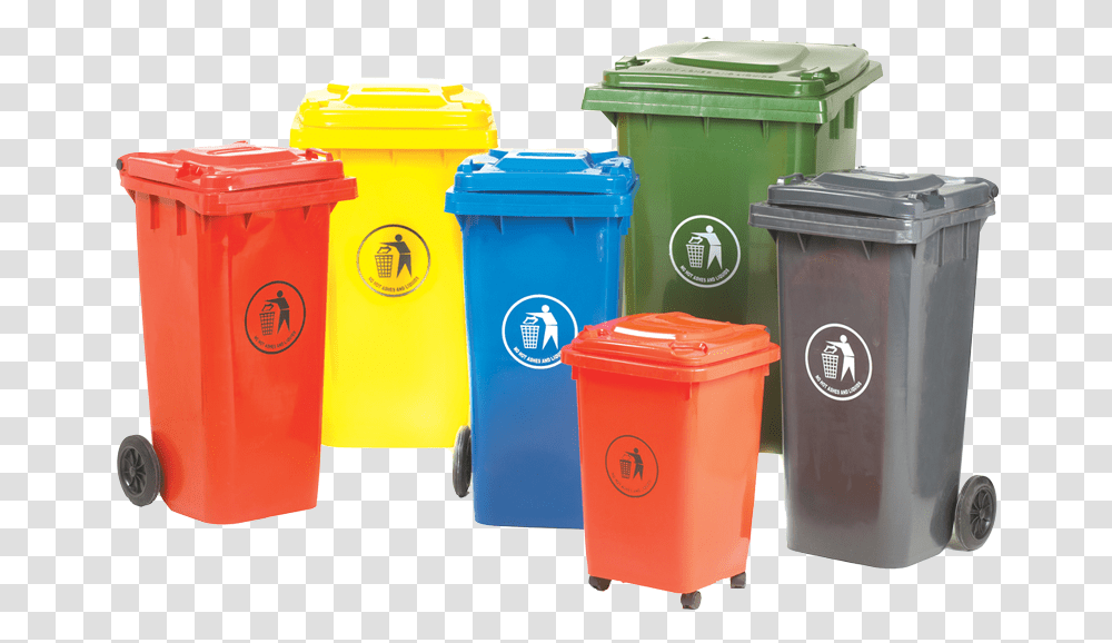 Garbage Bin 120 Litre Wheelie Bin, Plastic, Trash Can, Tin, Mailbox Transparent Png