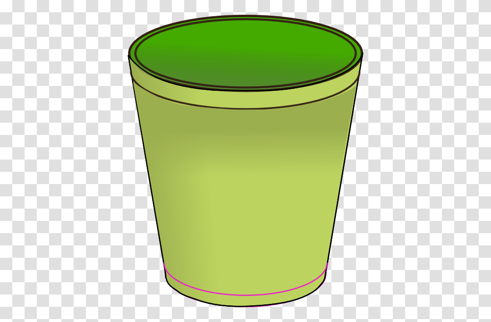 Garbage Bin Clip Art For Web, Green, Cup Transparent Png