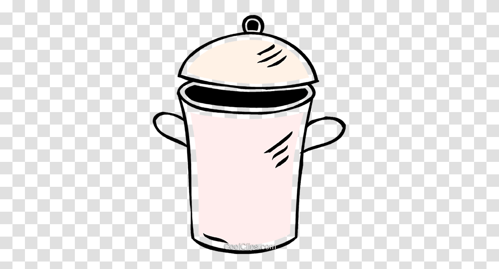 Garbage Can Royalty Free Vector Clip Art Illustration, Tin, Trash Can, Cup, Coffee Cup Transparent Png