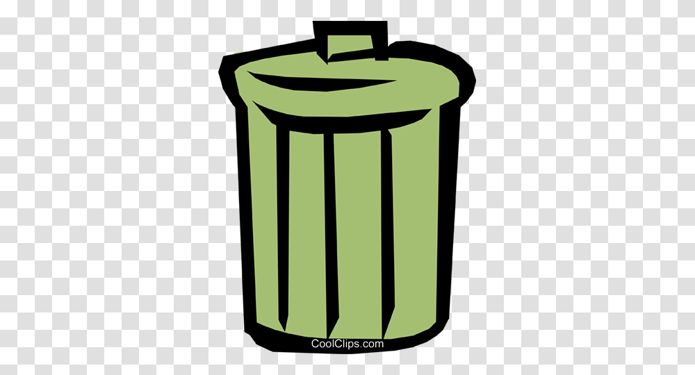 Garbage Can Royalty Free Vector Clip Art Illustration, Tin, Trash Can, Mailbox, Letterbox Transparent Png