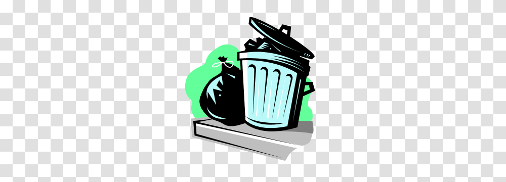 Garbage Day Clipart, Coffee Cup, Tin, Can, Trash Can Transparent Png