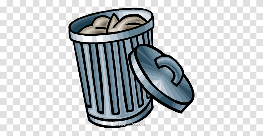 Garbage Garbage Can Royalty Free Vector Clip Art Illustration, Tin, Trash Can Transparent Png