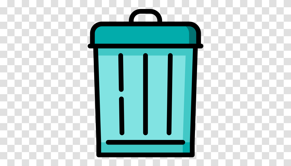 Garbage Icon Teal Garbage Clip Art, Plastic, Symbol, Cylinder, Text Transparent Png