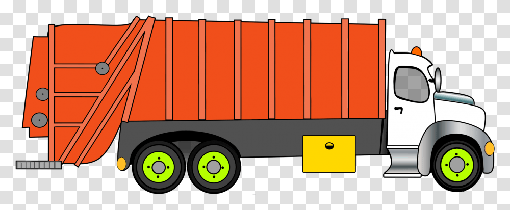 Garbage Truck Clipart Garbage Truck Clip Art, Trailer Truck, Vehicle, Transportation, Fire Truck Transparent Png