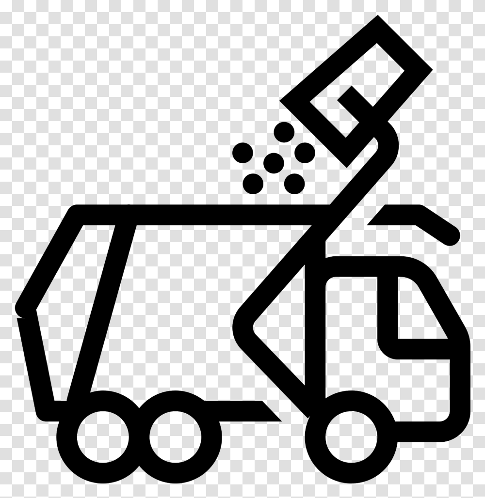 Garbage Truck Icon Black And White Garbage Truck Clipart, Gray, World Of Warcraft Transparent Png