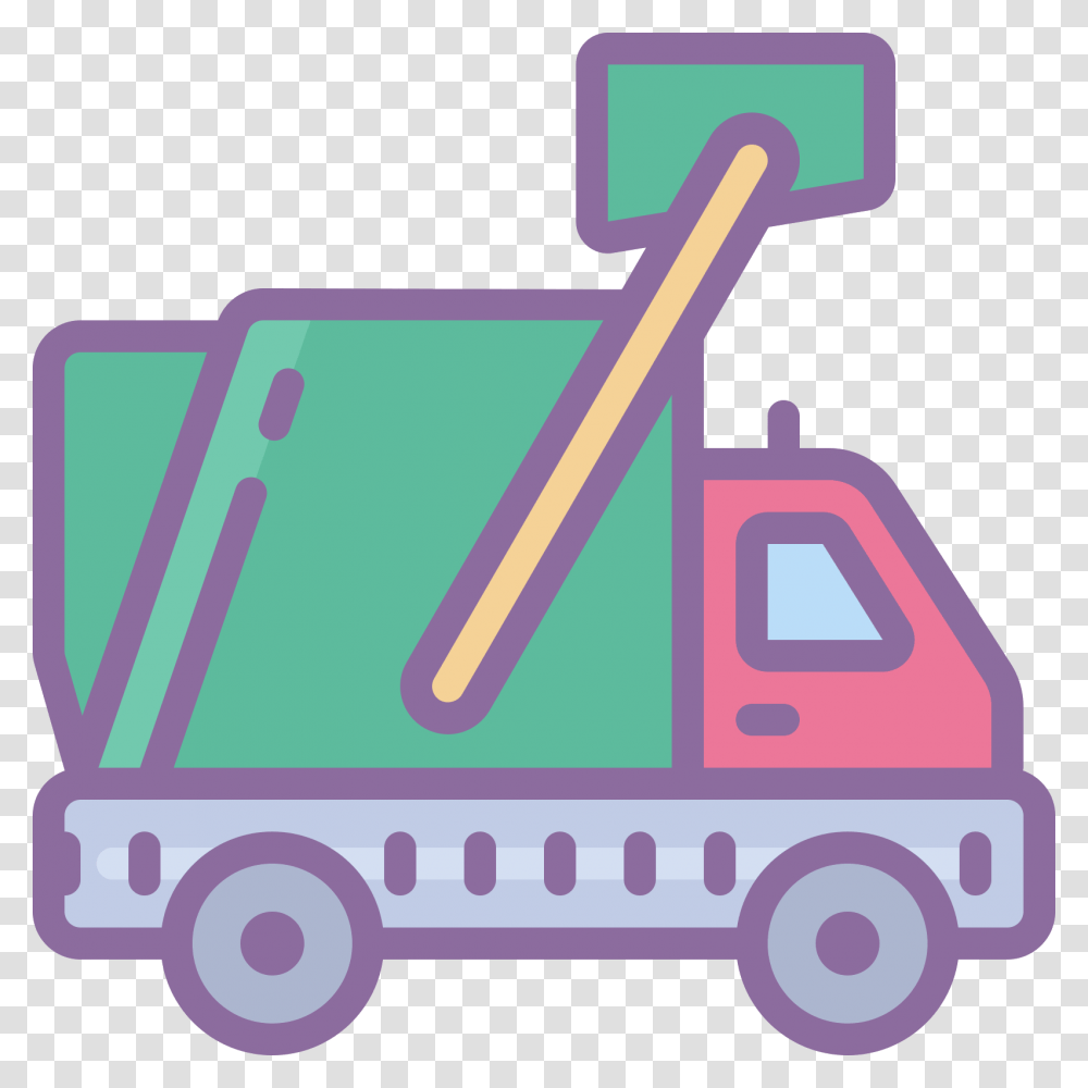 Garbage Truck Icon Svg Garbage Truck Icon, Vehicle, Transportation, Van, First Aid Transparent Png