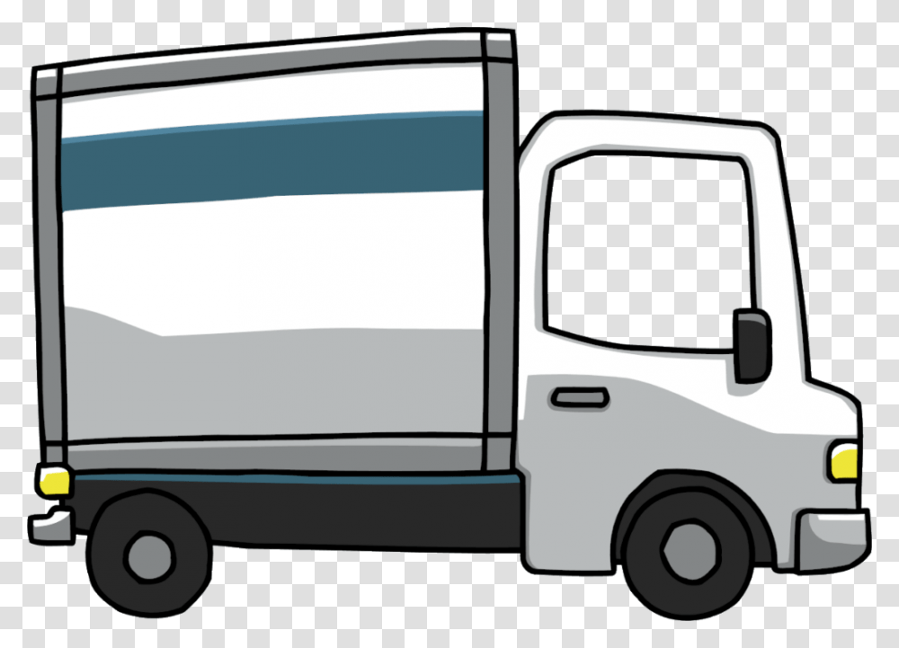 Garbage Truck Tractor Trailer Clip Art, Van, Vehicle, Transportation, Moving Van Transparent Png