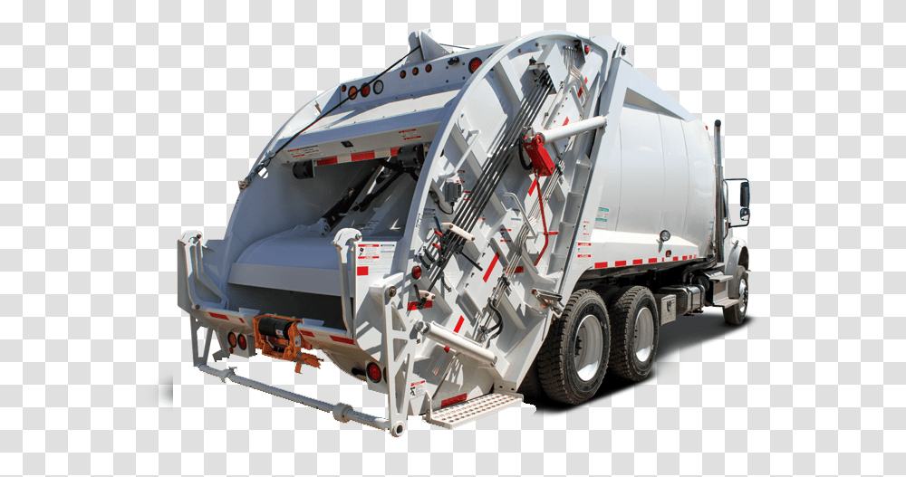 Garbage Truck, Vehicle, Transportation, Machine, Engine Transparent Png