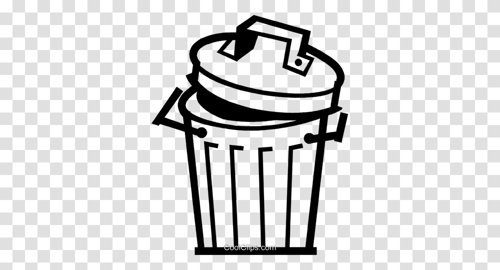 Garbage Waste Trash Royalty Free Vector Clip Art Illustration, Tin, Can, Cross Transparent Png