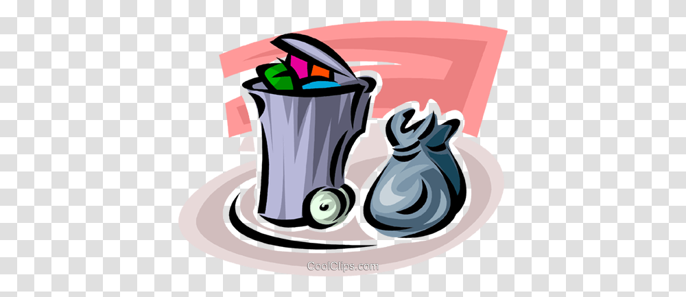 Garbage Waste Trash Royalty Free Vector Clip Art Illustration, Tin, Can, Trash Can, Jug Transparent Png