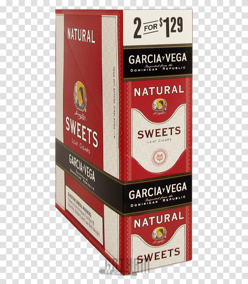 Garcia Y Vega Natural Cigarillo Sweet Box Garcia Vega, Bottle, Beverage, Drink, Alcohol Transparent Png