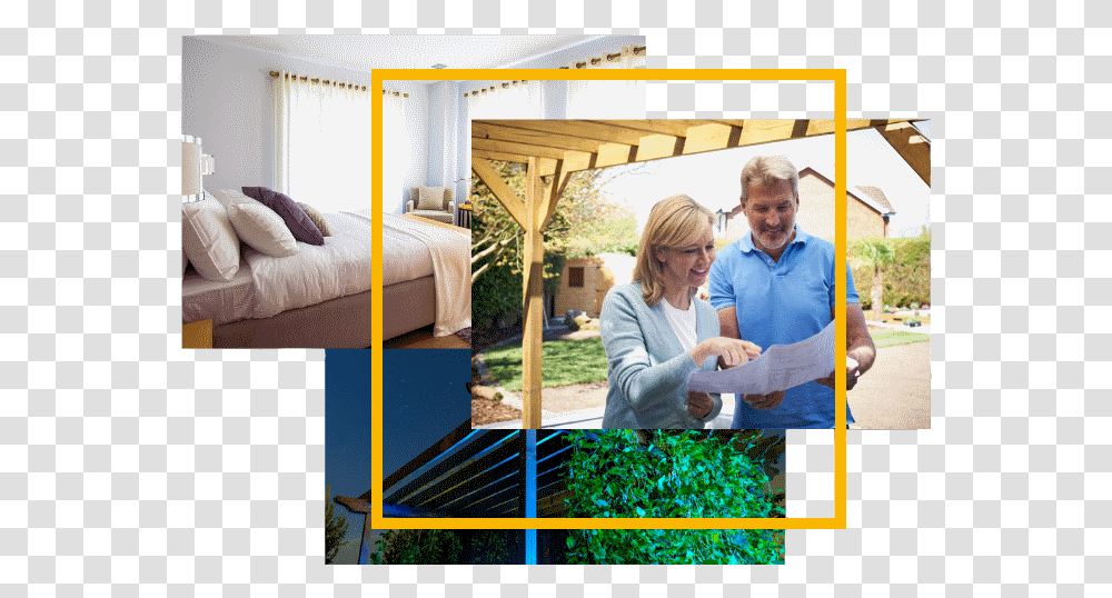 Garden, Collage, Poster, Advertisement, Person Transparent Png