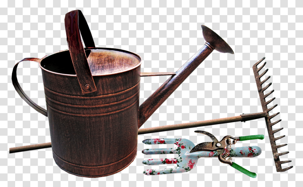 Garden Equipment, Tin, Can, Watering Can, Smoke Pipe Transparent Png