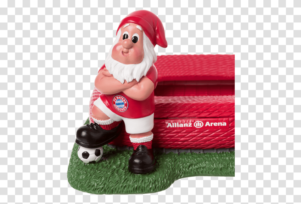 Garden Gnome Allianz Arena Santa Claus, Figurine, Toy, Shoe, Footwear Transparent Png