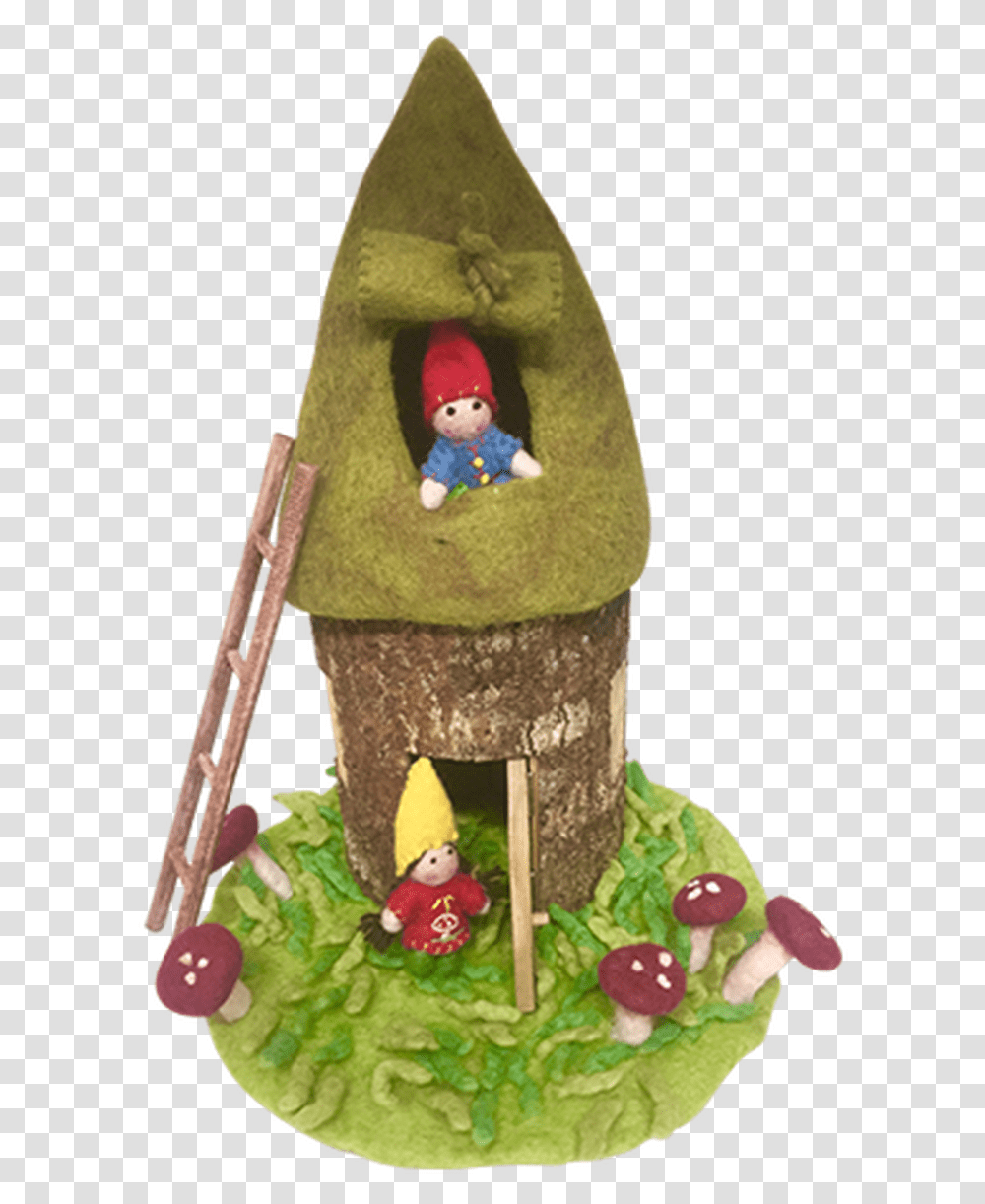 Garden Gnome, Toy, Birthday Cake, Dessert, Food Transparent Png