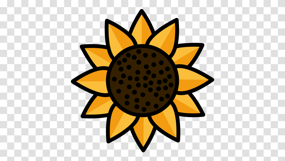 Garden Nature Sunflower Icon Ipolytarnc Fossils, Plant, Blossom, Leaf, Pollen Transparent Png