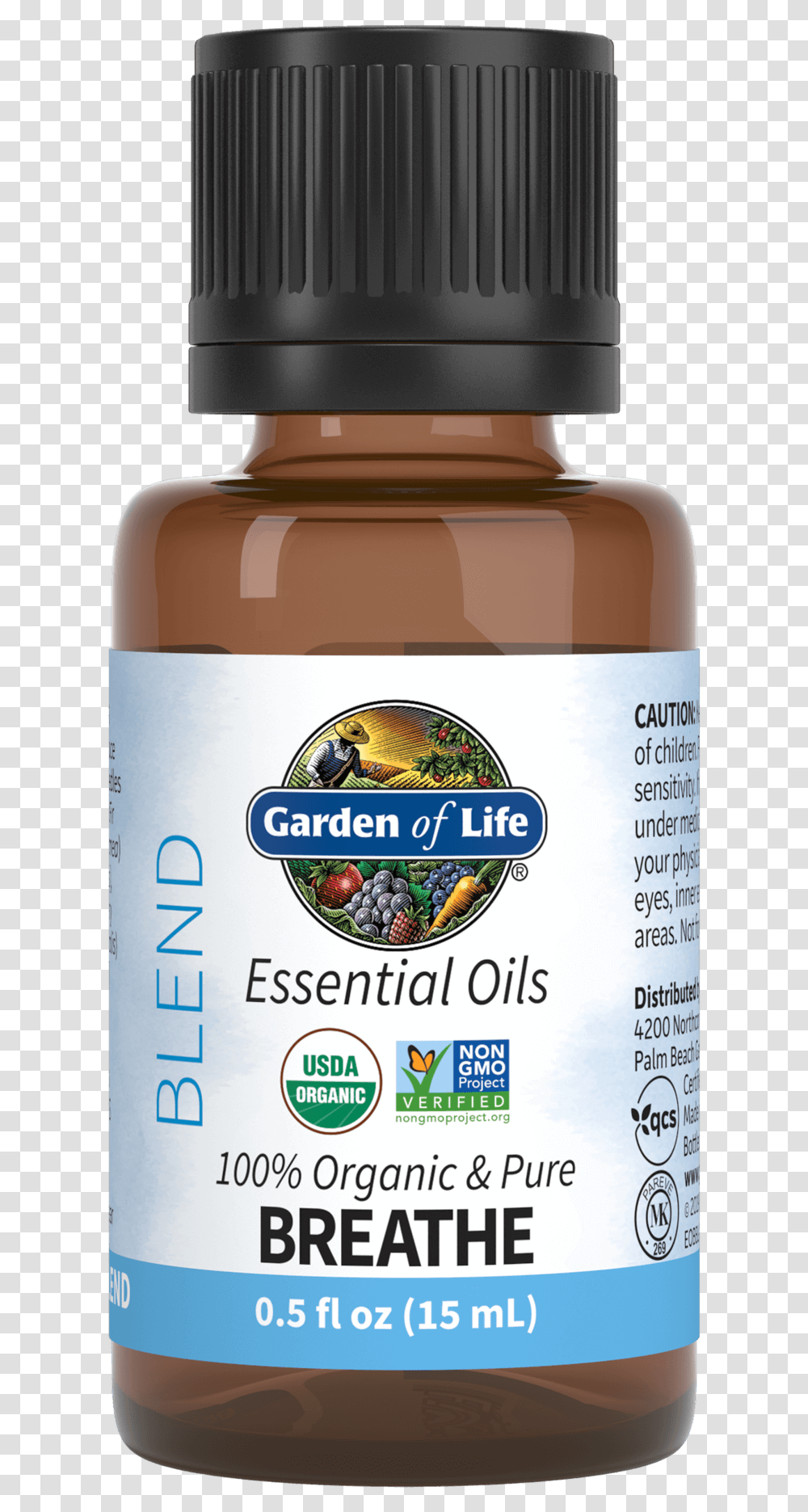 Garden Of Life Essential Oils, Label, Mixer, Liquor Transparent Png