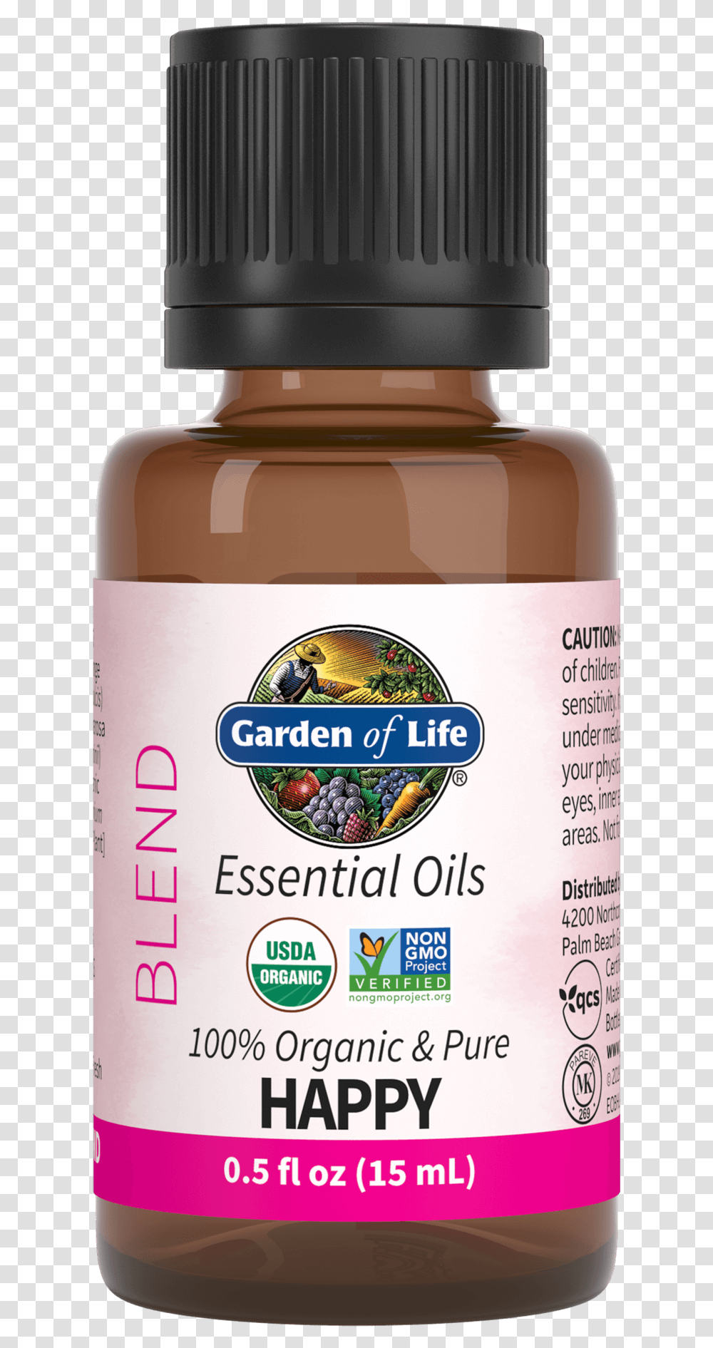 Garden Of Life Essential Oils, Mixer, Plant, Food, Bottle Transparent Png