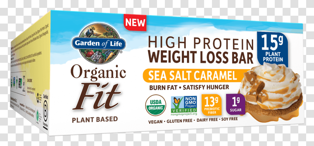 Garden Of Life Weight Loss Bars, Label, Advertisement, Flyer Transparent Png