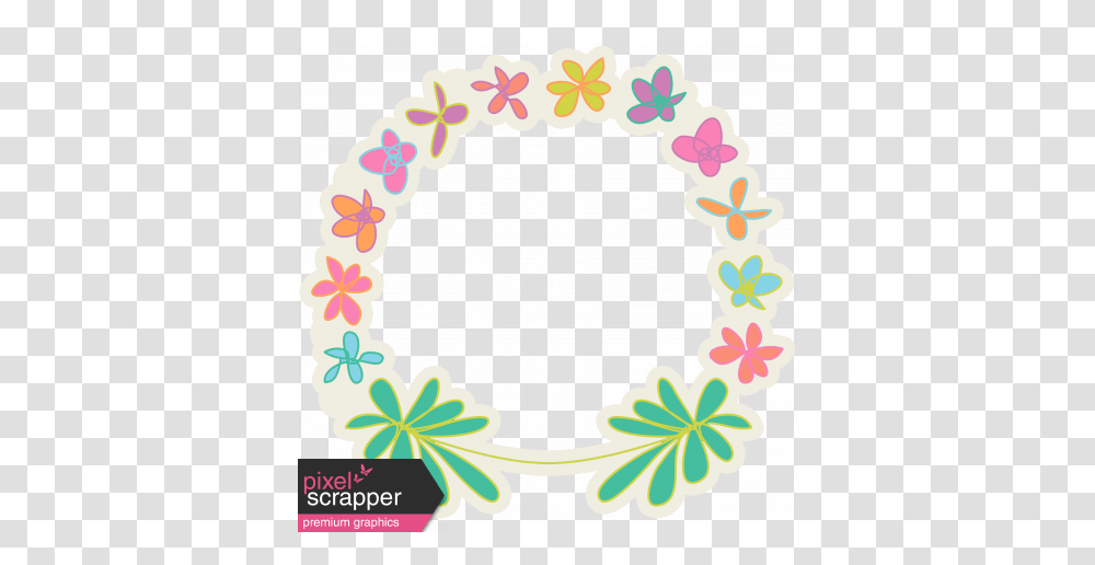 Garden Party Flower Set, Label, Pattern Transparent Png