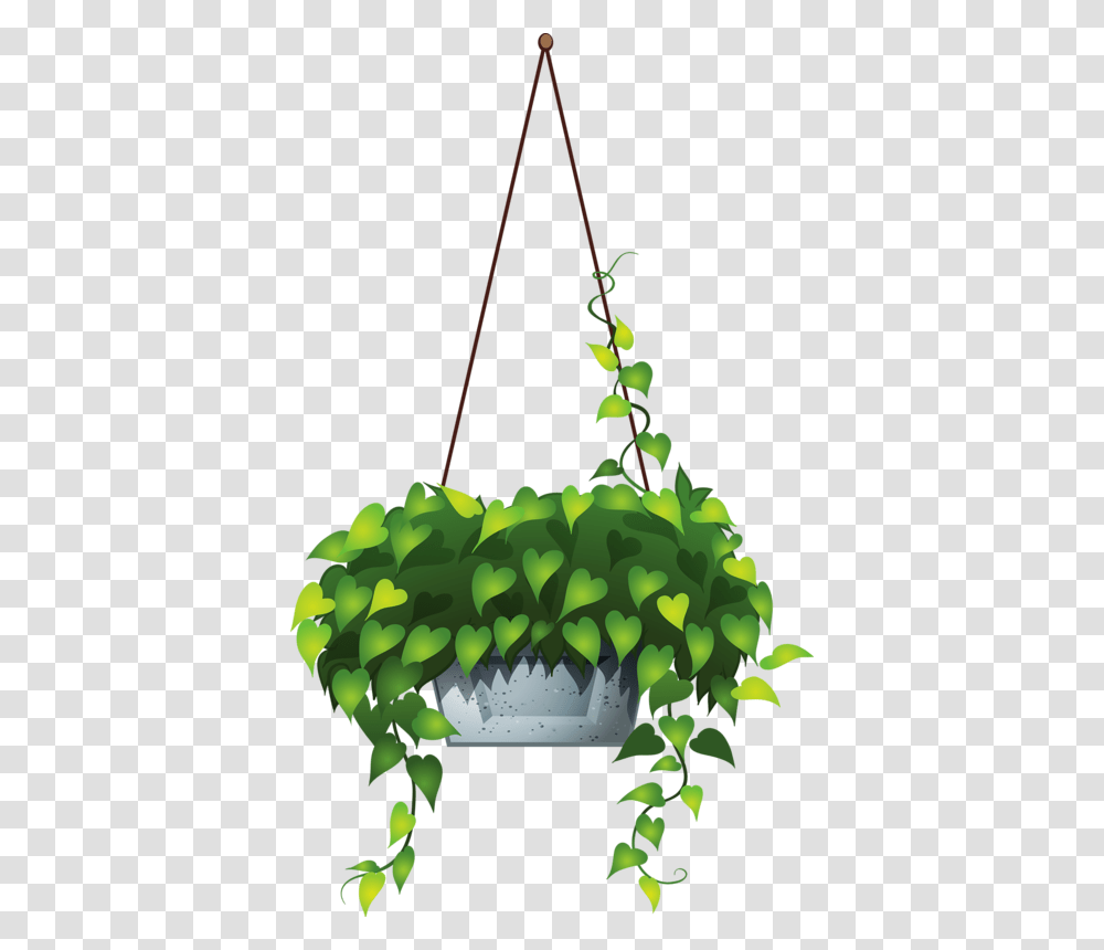 Garden Plants Hanging Plant Pots, Leaf, Vine, Tree, Oak Transparent Png