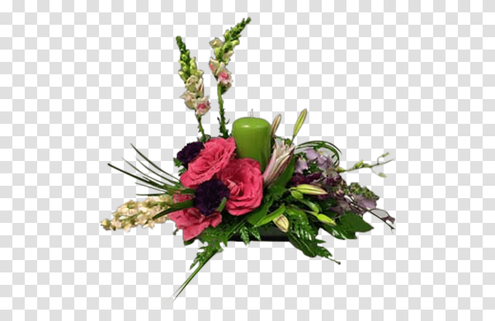 Garden Roses, Ikebana, Vase, Ornament Transparent Png