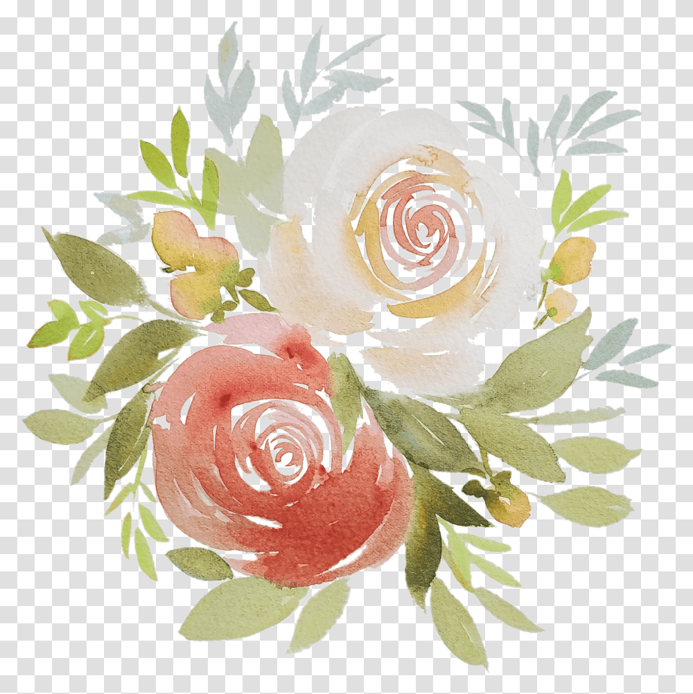 Garden Roses, Pattern, Floral Design Transparent Png