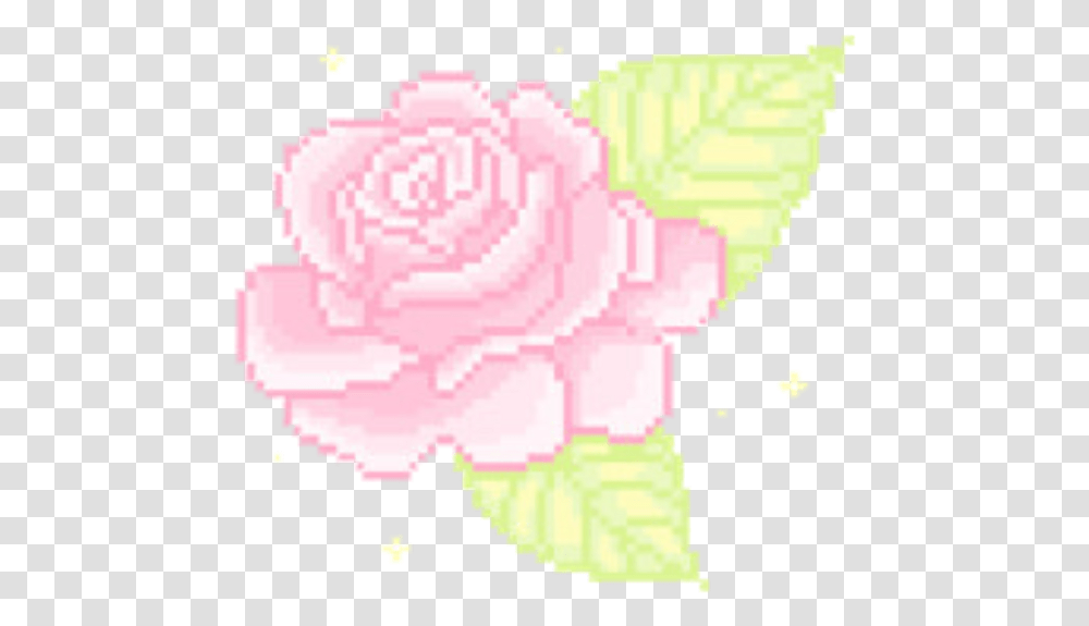 Garden Roses Pixel Art Gif Flower Pastel Aesthetic Pixel Art, Plant, Blossom, Carnation, Petal Transparent Png