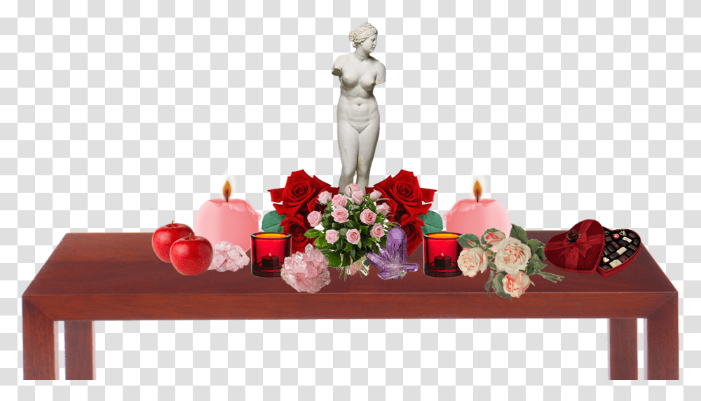 Garden Roses, Plant, Flower, Candle Transparent Png