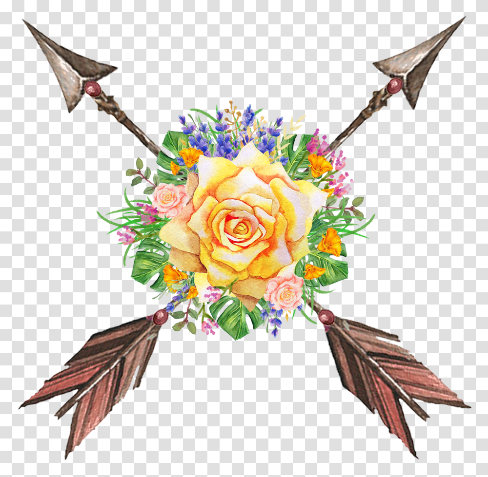 Garden Roses, Weapon, Weaponry, Spear Transparent Png