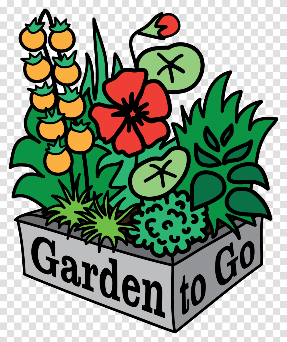 Garden To Go Icon, Floral Design, Pattern Transparent Png