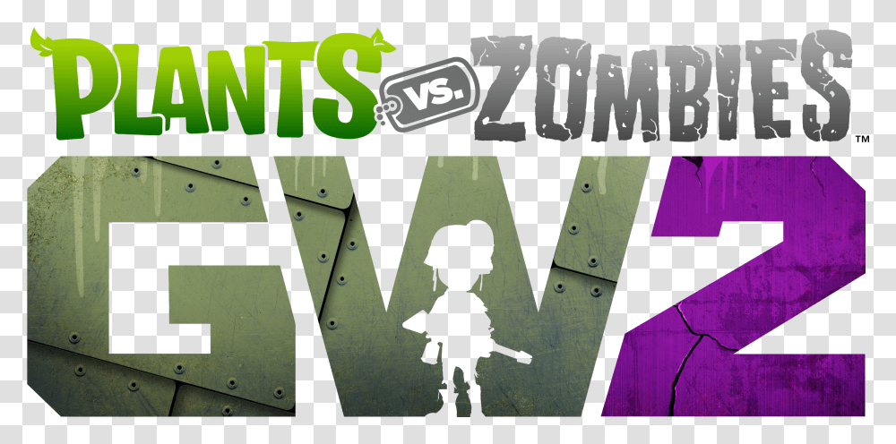 Garden Warfare 2 Pvz Gw2 Logo, Text, Person, Clothing, Word Transparent Png