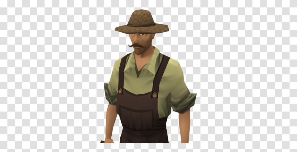 Gardener Western, Clothing, Apparel, Hat, Person Transparent Png