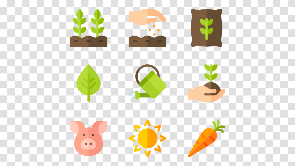 Gardening Farmer Flat Icon, Poster, Advertisement, Can Transparent Png