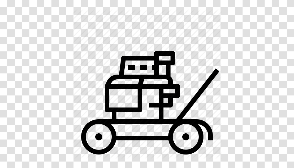 Gardening Grass Lawn Mower Icon, Tool Transparent Png