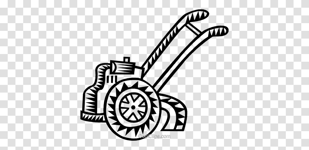 Gardening Tools Royalty Free Vector Clip Art Illustration, Chair, Furniture, Lawn Mower Transparent Png