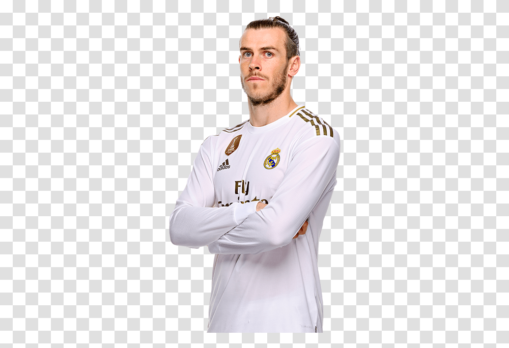 Garet Frenk Bejl Bale Real Madrid, Apparel, Shirt, Person Transparent Png